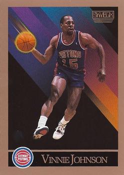#89 Vinnie Johnson - Detroit Pistons - 1990-91 SkyBox Basketball