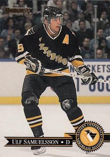 #89 Ulf Samuelsson - Pittsburgh Penguins - 1995-96 Donruss Hockey