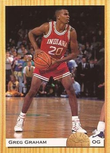 #89 Greg Graham - Indiana Hoosiers / Charlotte Hornets - 1993 Classic Draft Picks Basketball