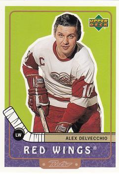 #89 Alex Delvecchio - Detroit Red Wings - 1999-00 Upper Deck Retro Hockey