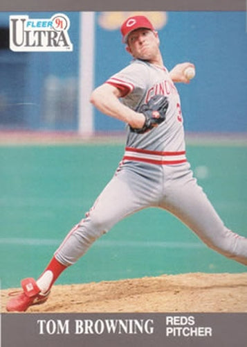 #89 Tom Browning - Cincinnati Reds - 1991 Ultra Baseball