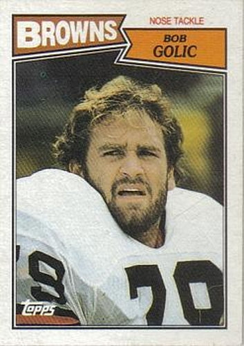 #89 Bob Golic - Cleveland Browns - 1987 Topps Football