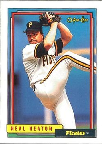 #89 Neal Heaton - Pittsburgh Pirates - 1992 O-Pee-Chee Baseball