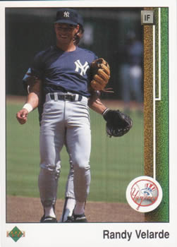 #189 Randy Velarde - New York Yankees - 1989 Upper Deck Baseball