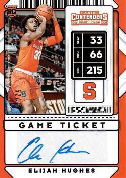 #89b Elijah Hughes - Syracuse Orange - 2020 Panini Contenders Draft Picks Basketball