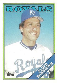 #8T Floyd Bannister - Kansas City Royals - 1988 Topps Traded Baseball
