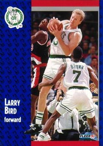 #8 Larry Bird - Boston Celtics - 1991-92 Fleer Basketball