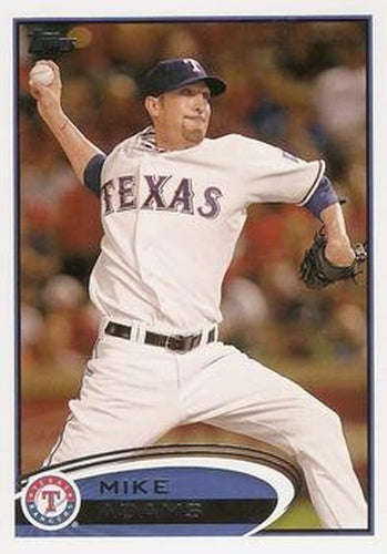 #8 Mike Adams - Texas Rangers - 2012 Topps Baseball