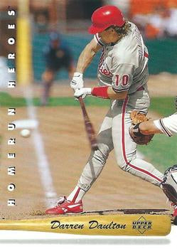 #HR8 Darren Daulton - Philadelphia Phillies - 1993 Upper Deck Baseball - Home Run Heroes