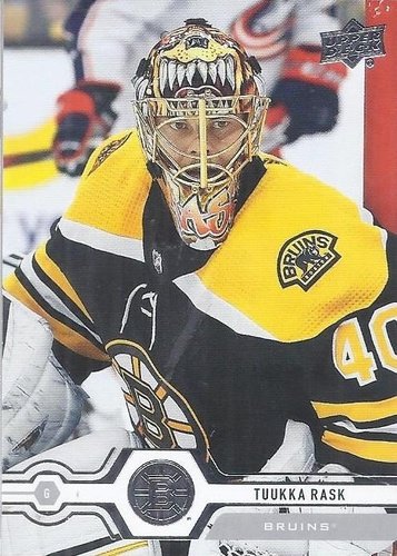 #8 Tuukka Rask - Boston Bruins - 2019-20 Upper Deck Hockey