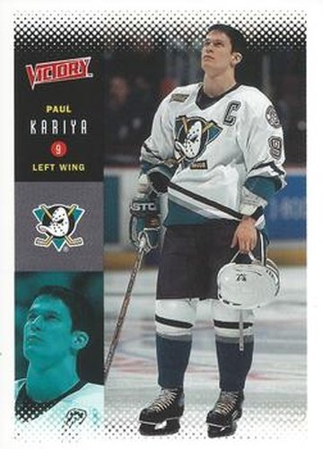 #8 Paul Kariya - Anaheim Mighty Ducks - 2000-01 Upper Deck Victory Hockey