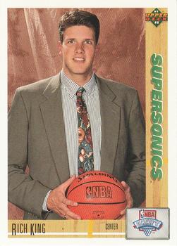 #8 Rich King - Seattle SuperSonics - 1991-92 Upper Deck Basketball