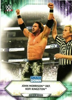 #8 John Morrison def. Kofi Kingston - 2021 Topps WWE Wrestling