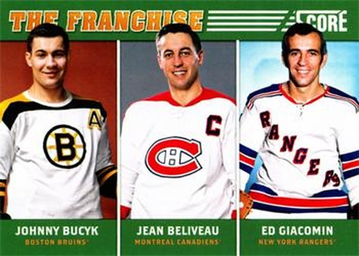 #OS8 Ed Giacomin - Boston Bruins - 2012-13 Score Hockey - Franchise Original Six