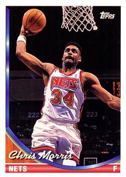 #8 Chris Morris - New Jersey Nets - 1993-94 Topps Basketball