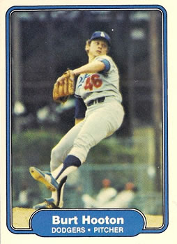 #8 Burt Hooton - Los Angeles Dodgers - 1982 Fleer Baseball