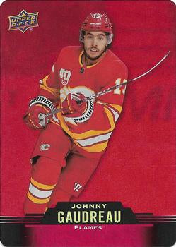 #DC-8 Johnny Gaudreau - Calgary Flames - 2020-21 Upper Deck Tim Hortons Hockey - Red Die Cut