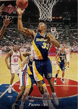 #8 Antonio Davis - Indiana Pacers - 1995-96 Upper Deck Basketball