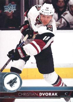 #8 Christian Dvorak - Arizona Coyotes - 2017-18 Upper Deck Hockey