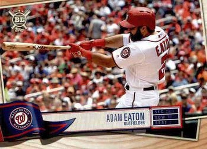 #8 Adam Eaton - Washington Nationals - 2019 Topps Big League Baseball