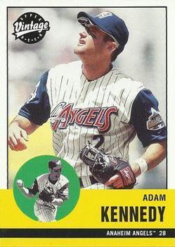 #8 Adam Kennedy - Anaheim Angels - 2001 Upper Deck Vintage Baseball