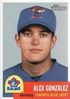 #8 Alex Gonzalez - Toronto Blue Jays - 2002 Topps Heritage Baseball