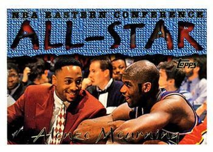 #8 Alonzo Mourning - Charlotte Hornets - 1994-95 Topps Basketball