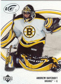 #8 Andrew Raycroft - Boston Bruins - 2005-06 Upper Deck Ice Hockey