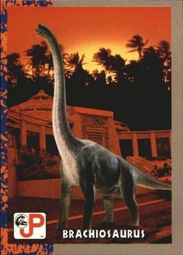 #8 Brachiosaurus - 1993 Topps Jurassic Park