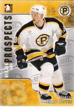 #8 Brad Boyes - Providence Bruins - 2004-05 In The Game Heroes and Prospects Hockey