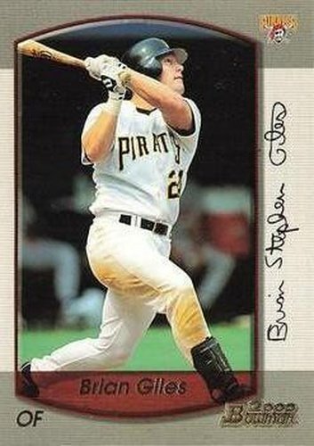 #8 Brian Giles - Pittsburgh Pirates - 2000 Bowman Baseball
