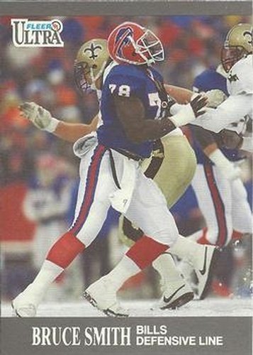 #8 Bruce Smith - Buffalo Bills - 1991 Ultra Football