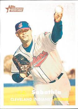 #8 CC Sabathia - Cleveland Indians - 2006 Topps Heritage Baseball
