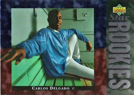 #8 Carlos Delgado - Toronto Blue Jays - 1994 Upper Deck Baseball