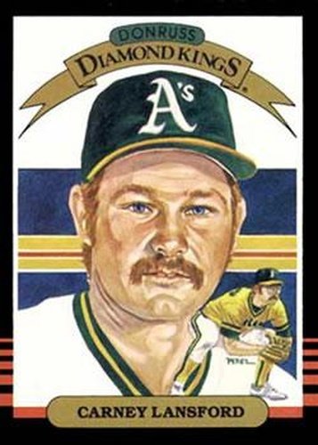#8 Carney Lansford - Oakland Athletics - 1985 Donruss Baseball