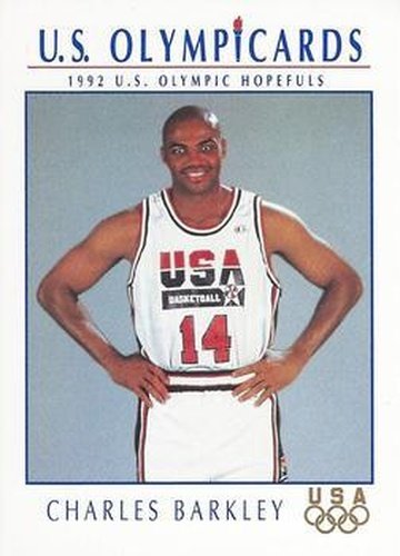 #8 Charles Barkley - USA - 1992 Impel U.S. Olympic Hopefuls