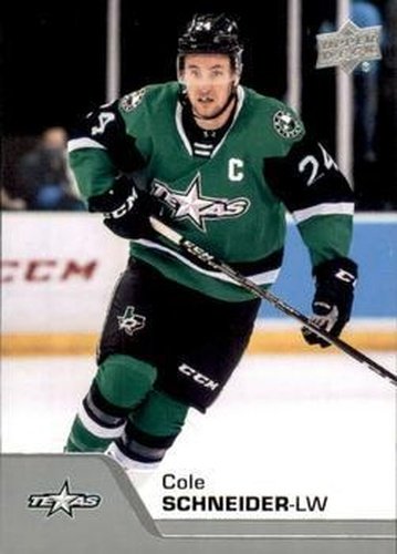 #8 Cole Schneider - Texas Stars - 2020-21 Upper Deck AHL Hockey