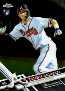 #8 Dansby Swanson - Atlanta Braves - 2017 Topps Chrome Baseball