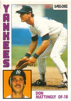#8 Don Mattingly - New York Yankees - 1984 O-Pee-Chee Baseball