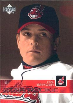 #8 Earl Snyder - Cleveland Indians - 2003 Upper Deck Baseball