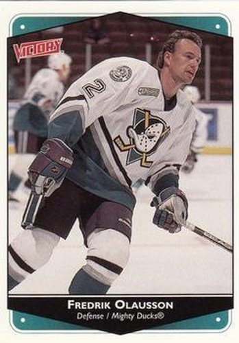 #8 Fredrik Olausson - Anaheim Mighty Ducks - 1999-00 Upper Deck Victory Hockey