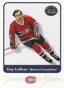 #8 Guy Lafleur - Montreal Canadiens - 2001-02 Fleer Greats of the Game Hockey