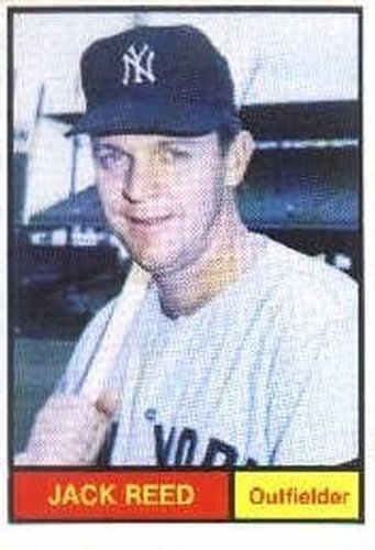 #8 Jack Reed - New York Yankees -1982 Galasso 1961 World Champions New York Yankees Baseball