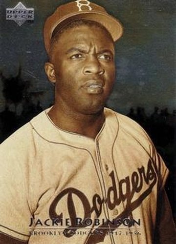 #8 Jackie Robinson - Brooklyn Dodgers - 1997 Upper Deck Baseball