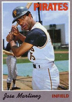 #8 Jose Martinez - Pittsburgh Pirates - 1970 Topps Baseball