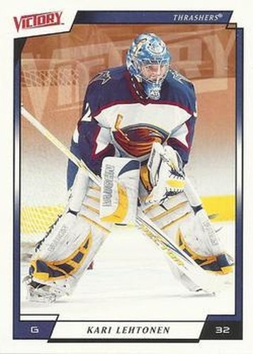 #8 Kari Lehtonen - Atlanta Thrashers - 2006-07 Upper Deck Victory Hockey