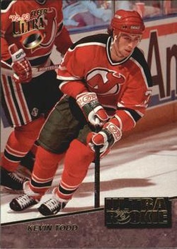 #8 Kevin Todd - New Jersey Devils - 1992-93 Ultra Rookies Hockey