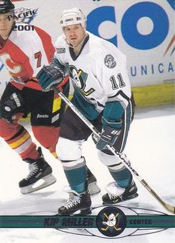#8 Kip Miller - Anaheim Mighty Ducks - 2000-01 Pacific Hockey
