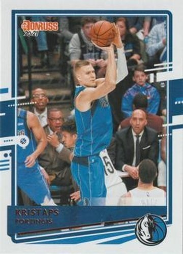 #8 Kristaps Porzingis - Dallas Mavericks - 2020-21 Donruss Basketball