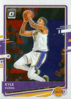 #8 Kyle Kuzma - Los Angeles Lakers - 2020-21 Donruss Optic Basketball